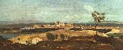  Jean Baptiste Camille  Corot Avignon from the West oil on canvas